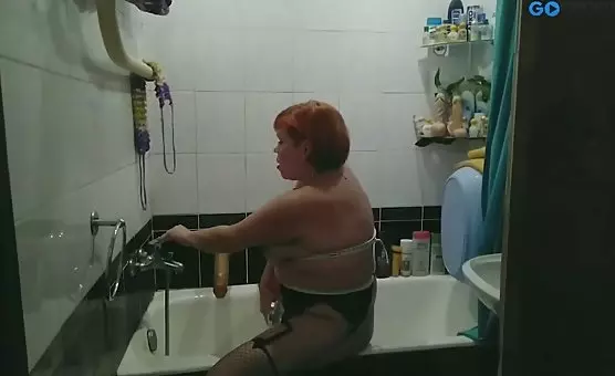 BBW Matures Exciting Bathroom Fucking
